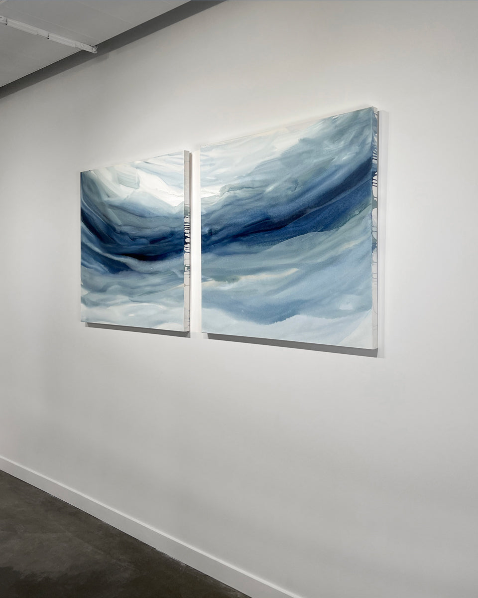 Indigo Sea - Diptych