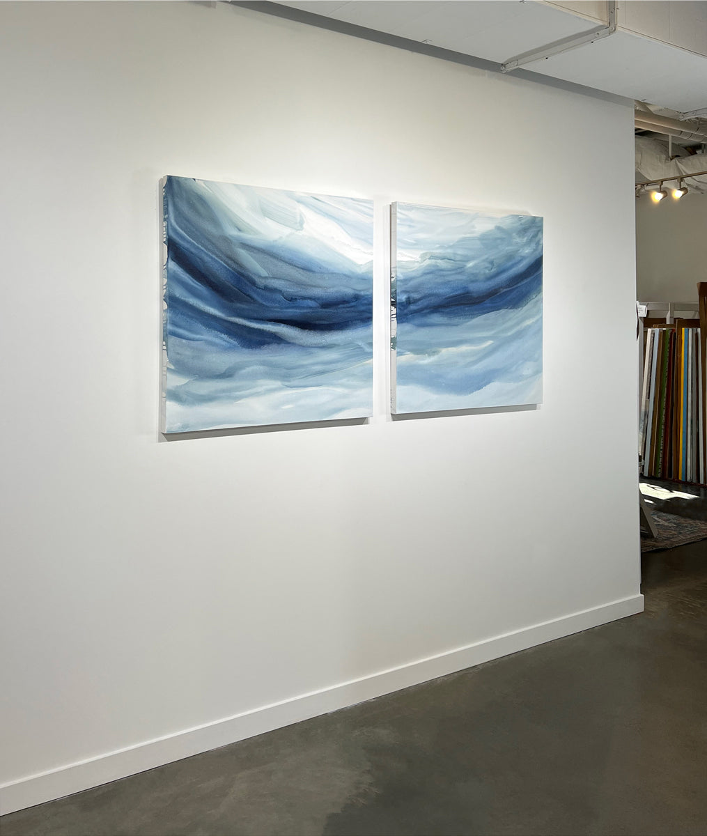 Indigo Sea - Diptych