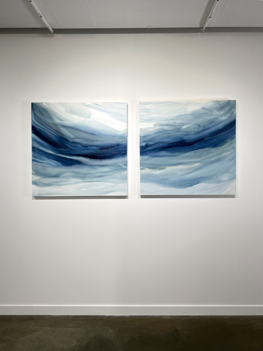 Indigo Sea - Diptych