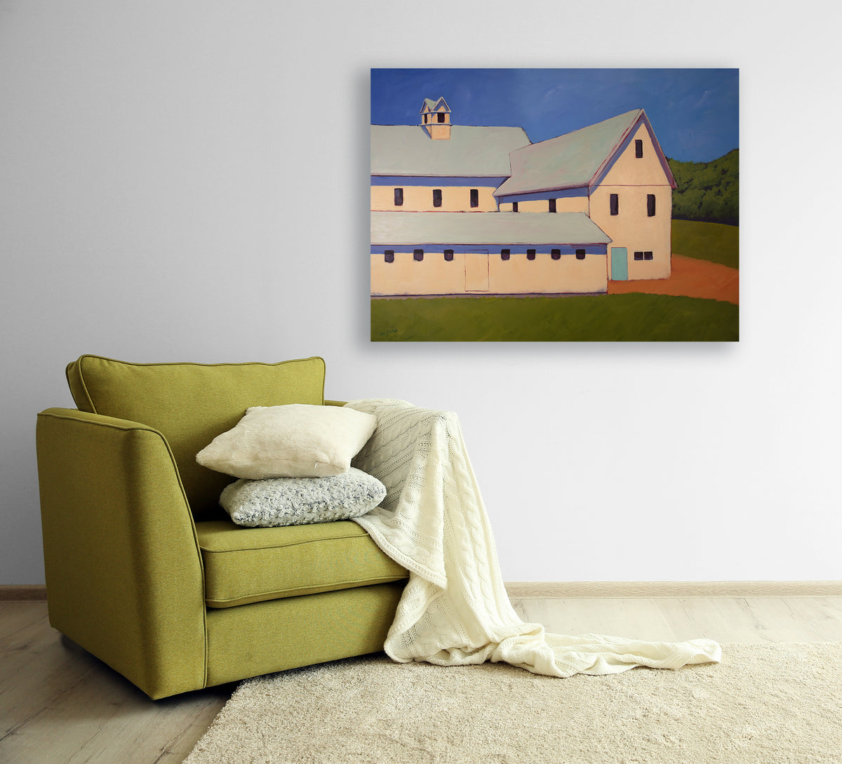 Lemax Dairy Farm - Original Painting