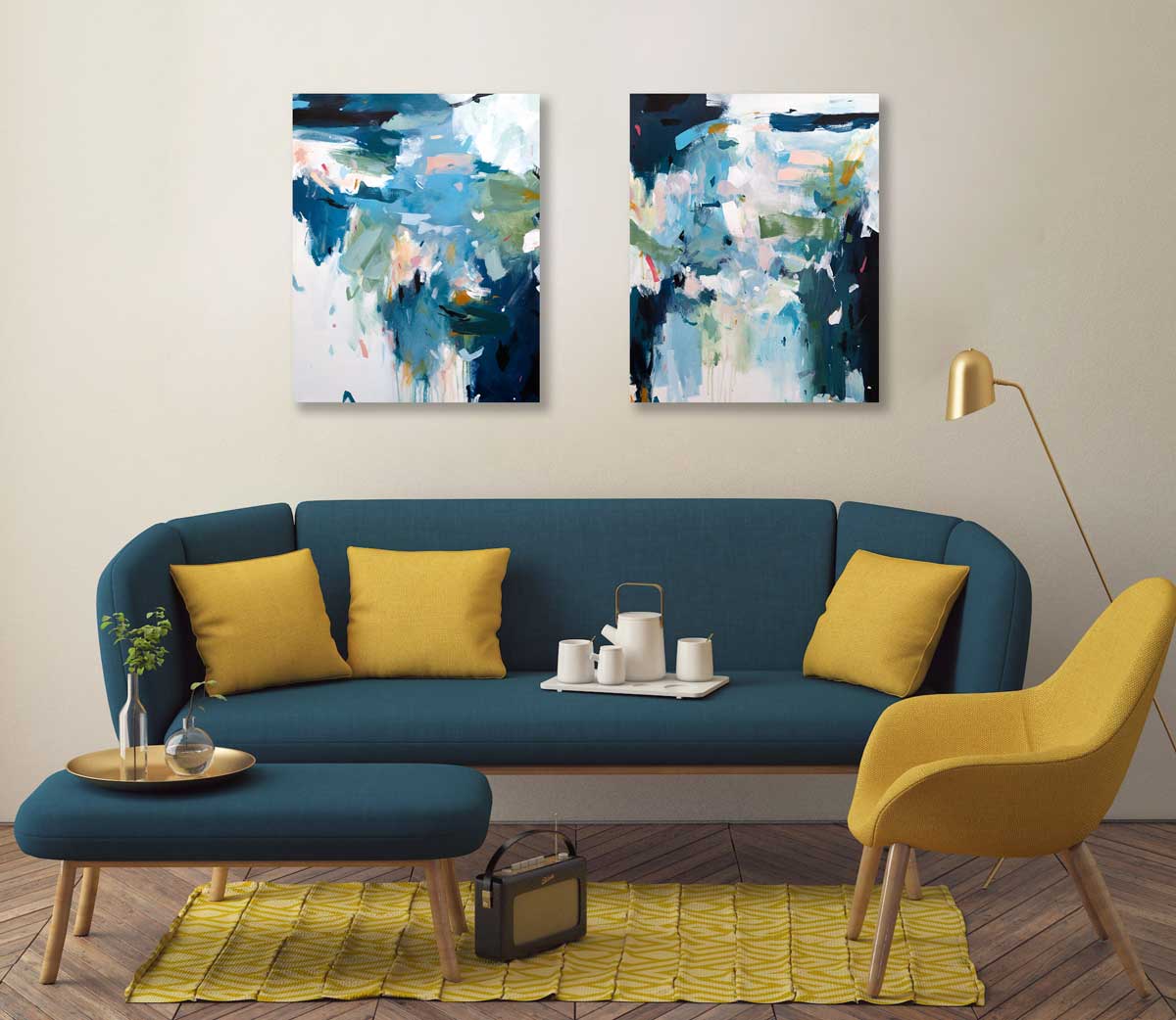 Mini Blossom l - Original Painting