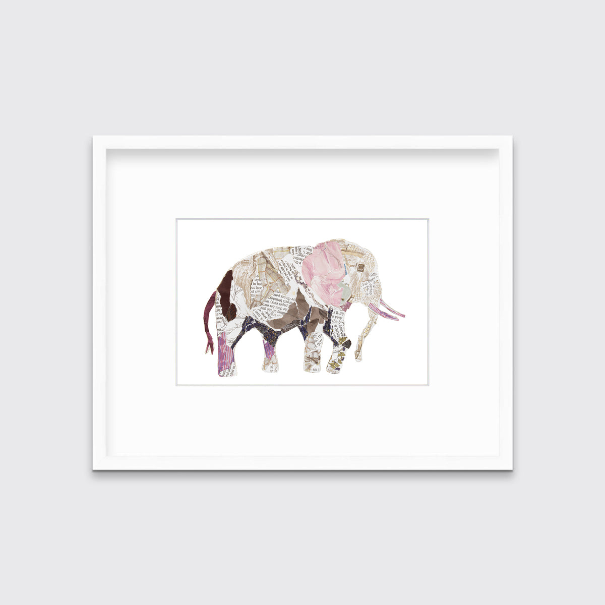 Patches the Elephant - Open Edition Paper Print