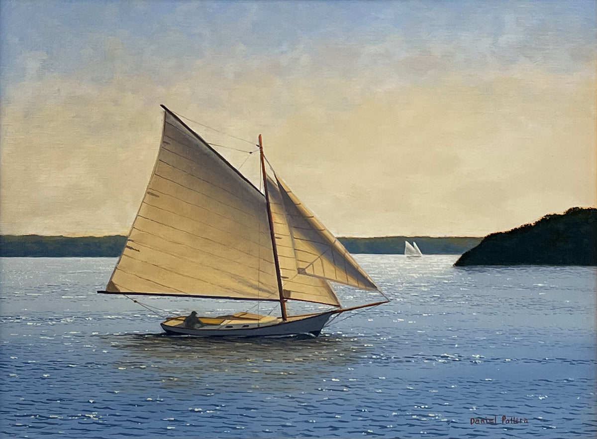 Sailing Out to Sea - Original Painting