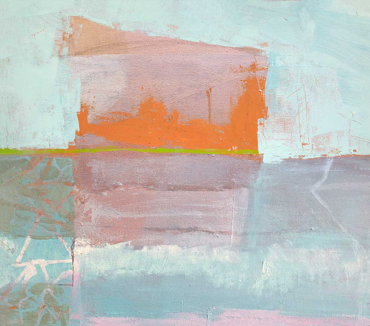 A detail image from "Sea Glass/Ocean Mist" by Christine Averill-Green.