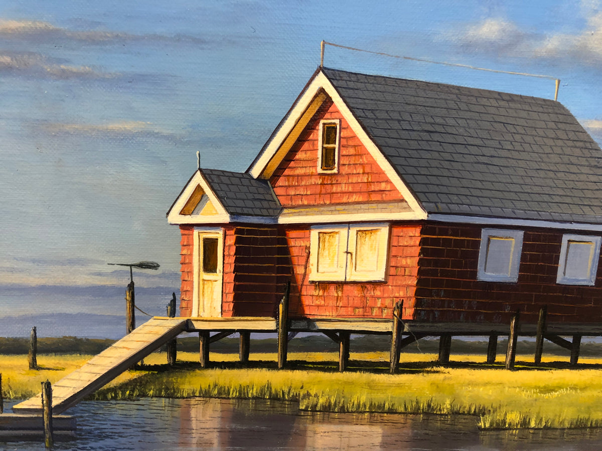 Detail shot of the house in "Seaman Bay House".