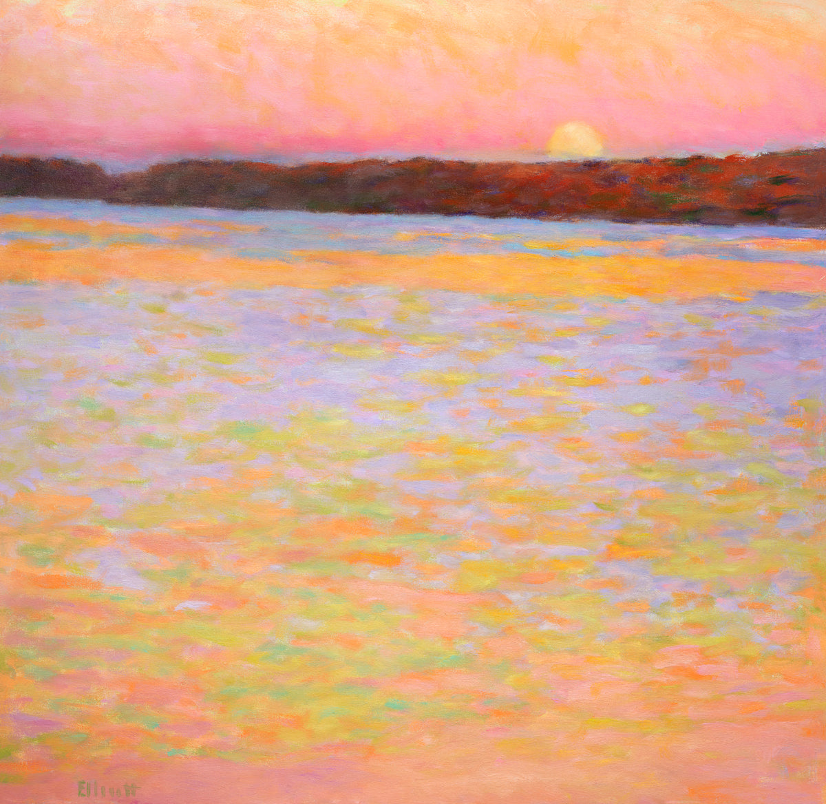 Tangerine Evening II - Original Painting