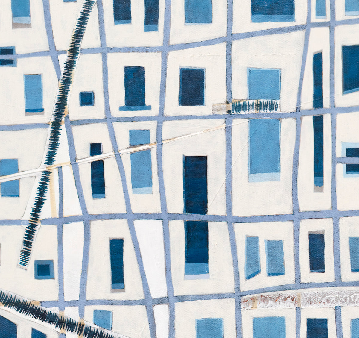 The Blue City - Original Painting