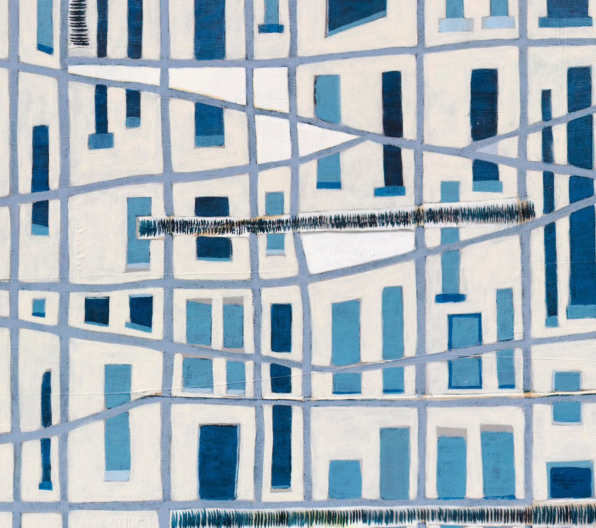 The Blue City - Original Painting