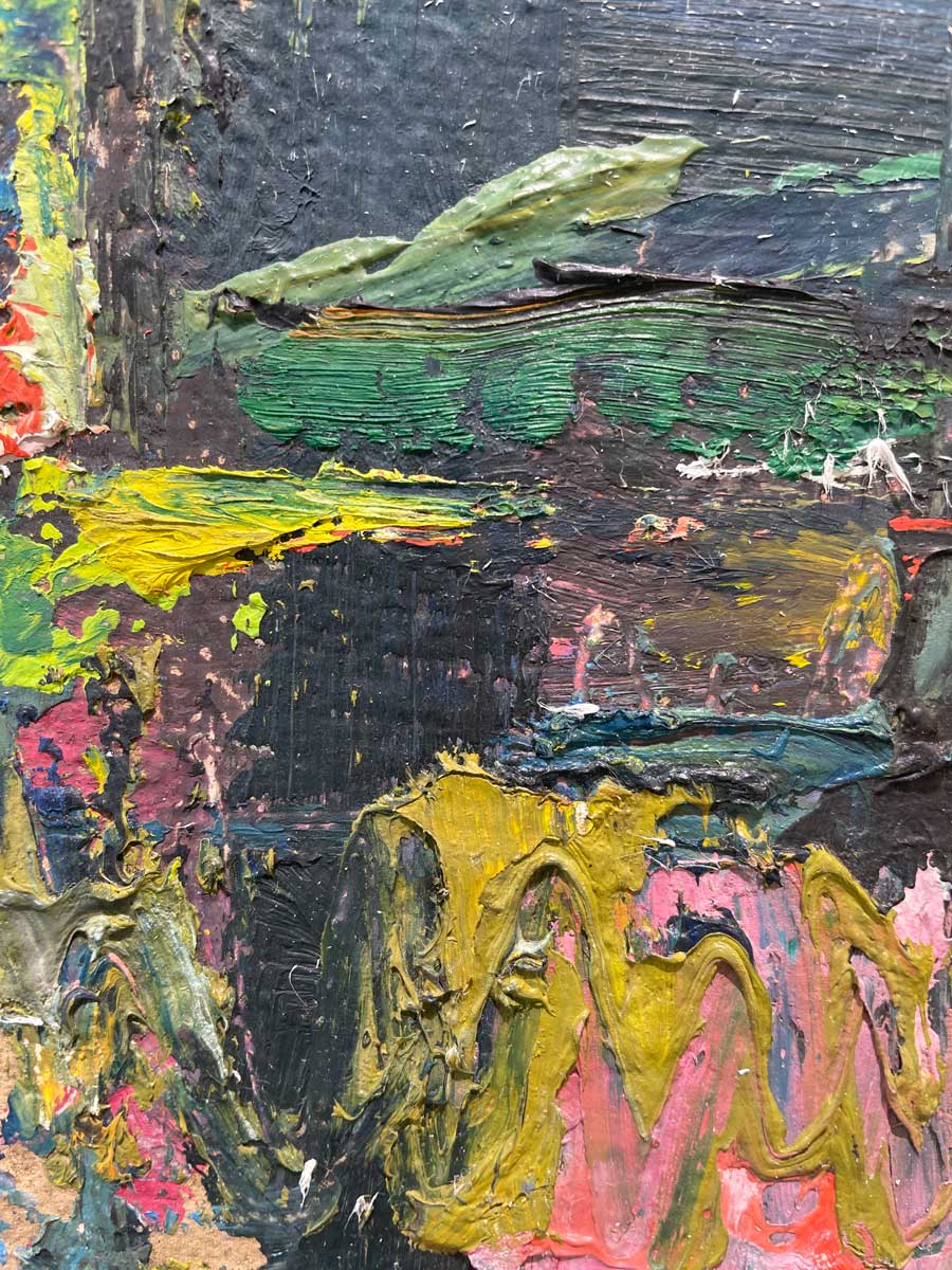 Untitled #305 (Trees) - Original Modern Painting *