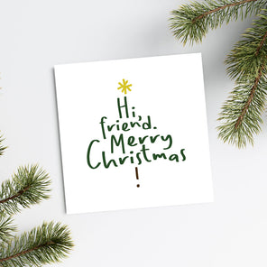 Hi Friend Holiday Greeting Card (Pack of 5)