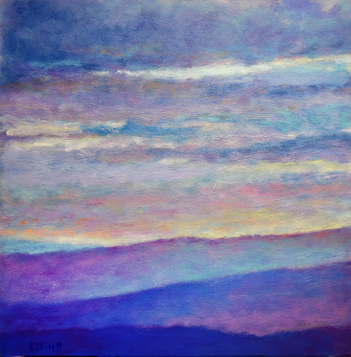 Reluctant Sunset  II - Original Painting