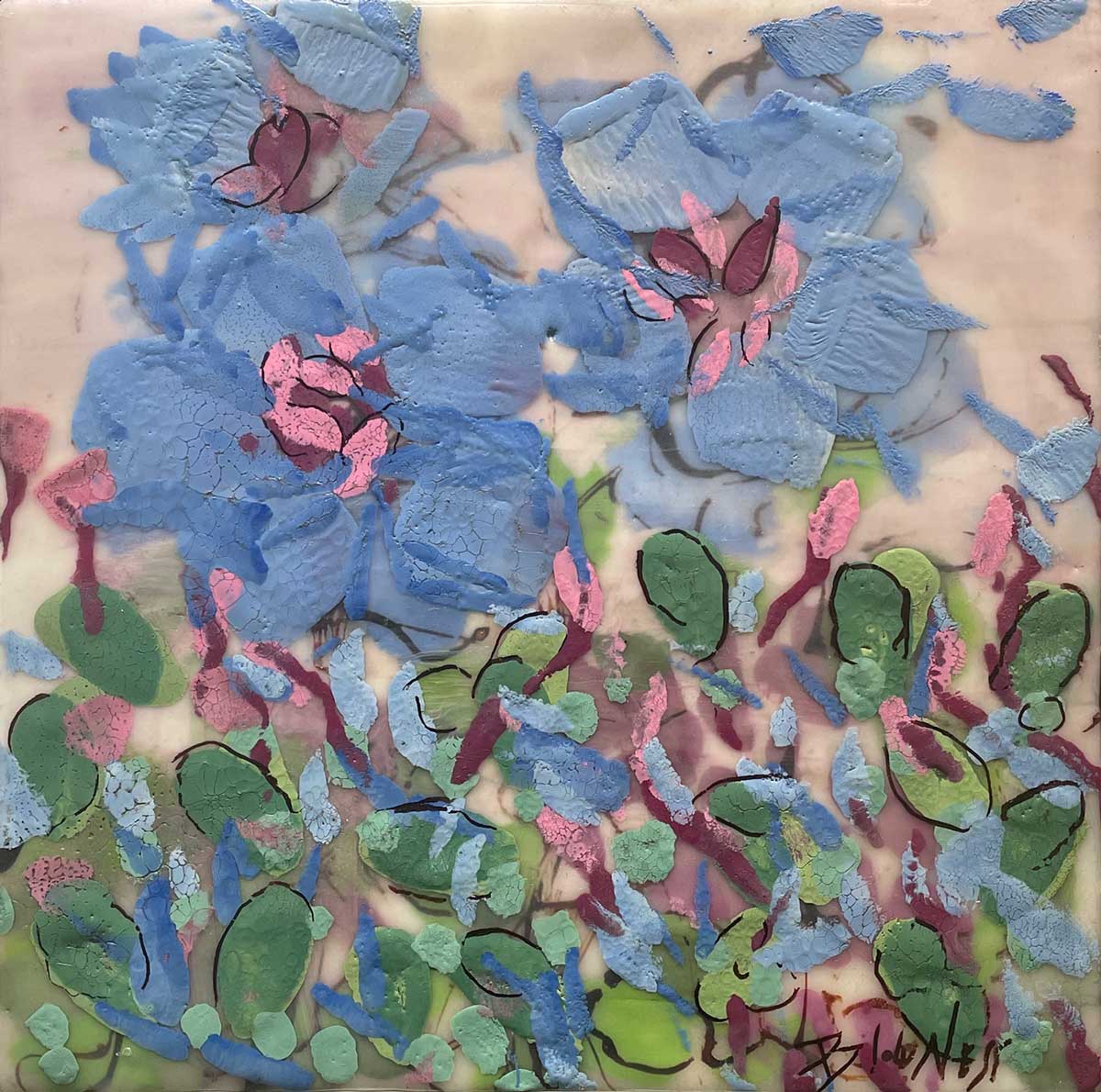Three Posies I - Original Painting
