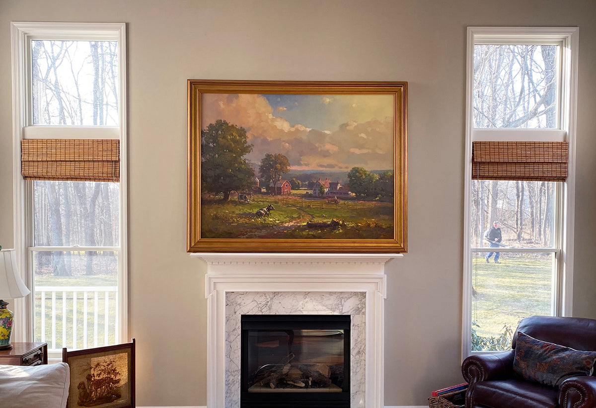 New England Farm - Original Painting *